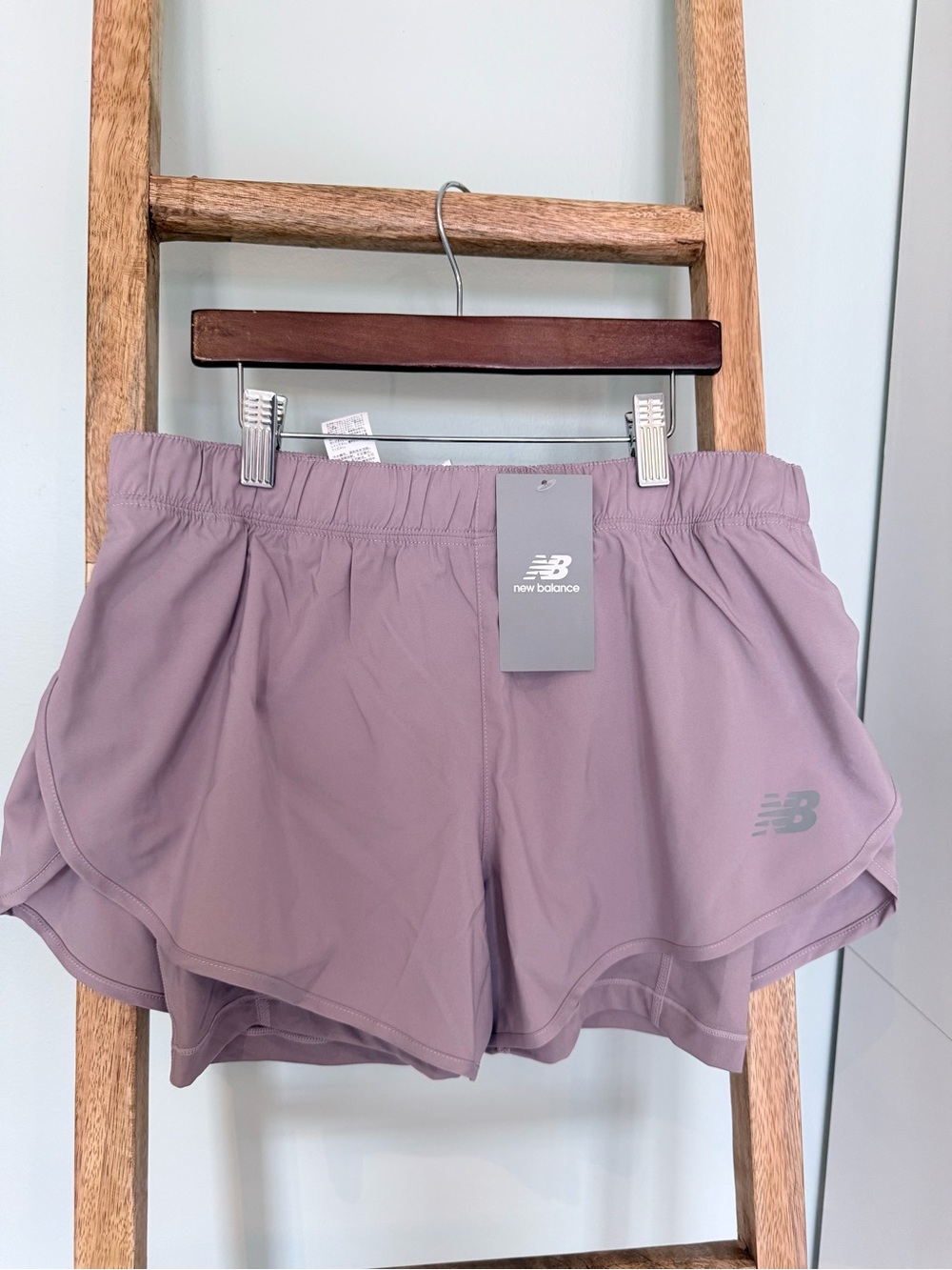 New Balance Sport 2-in-1 3” Running Shorts Dusty Purple Size Small NWT
